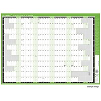 Q-Connect Compact Year Planner, Unmounted, 590x420mm, 2026