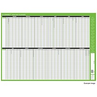 Q-Connect Day Planner, Mounted, 855x610mm, 2026