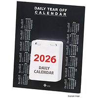 Daily Tear Off 2026 Desk Calendar, 150x185mm Daily Tear Off 2026 Desk Calendar, 150x185mm