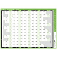 Q-Connect Fiscal Planner, Unmounted, 855x610mm, 2024-25