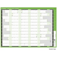 Q-Connect Fiscal Planner, Unmounted, 855x610mm, April 2026-March 2027