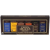 Green & Blacks Organic Chocolate Miniatures, Classic Collection, Assorted, Pack of 12