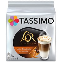 Tassimo L'Or Latte Macchiato Caramel 271.2g (Pack of 40)
