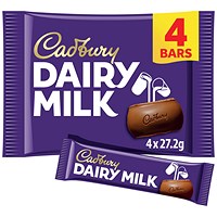 Cadbury Dairy Milk, 4x27.2g, Pack of 14 Cadbury Dairy Milk, 4x27.2g, Pack of 14