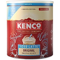 Kenco Instant Iced Latte Original Tin 1.2kg