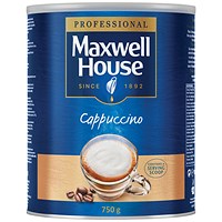 Maxwell House Instant Cappuccino Powder 750g Tin