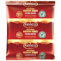 Kenco Westminster Filter Coffee Sachets, 3 Pints per 60g Sachet, Pack of 50