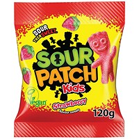 Sour Patch Kids Strawberry Sweets 120g Pack of 10