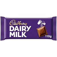 Cadbury Dairy Milk Chocolate Bar, 110g Cadbury Dairy Milk Chocolate Bar, 110g