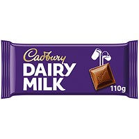Cadbury Dairy Milk Chocolate Bar, 110g