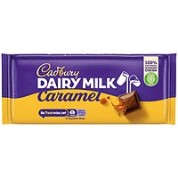Cadbury Dairy Milk Chocolate Caramel Bar, 120g
