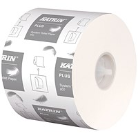 Katrin Plus System Toilet Paper 800 White (Pack of 36) 66940