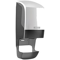 Katrin System Toilet Roll Dispenser with Core Catcher, White