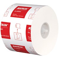 Katrin Classic ECO Toilet Roll, 2-Ply, 800 Sheets, Pack of 36