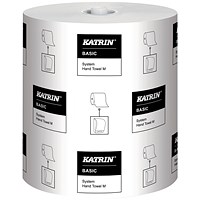 Katrin Basic System Towel M 1-Ply White (Pack of 6) 460201