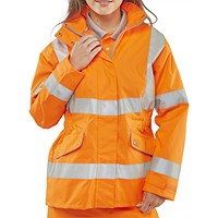 Beeswift Ladies Executive Hi-Viz Jacket, Orange, XL