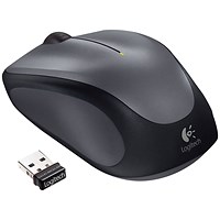 Logitech M235 Mouse, Wireless, Grey