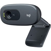 Logitech C270 960-001063 Webcam, 720P HD