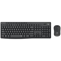 Logitech MK295 Silent Wireless Combo Keyboard and Mouse Graphite