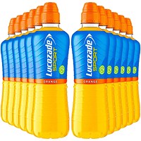 Lucozade Sport Orange, 12x500ml Sports Bottles