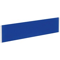 Impulse Bench Desk Screen, 1200mm Wide, Blue with White Frame Impulse Bench Desk Screen, 1200mm Wide, Blue with White Frame