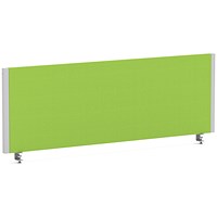 Impulse Evolve Plus Bench Screen, 1200 x 400mm, Silver Frame, Myrrh Green