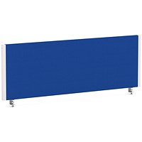 Impulse Evolve Plus Bench Screen, 1200 x 400mm, White Frame, Stevia Blue