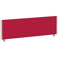 Impulse Evolve Plus Bench Screen, 1400 x 400mm, Black Frame, Bergamot Cherry