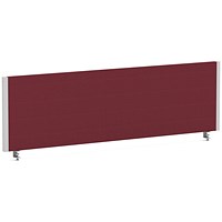 Impulse Evolve Plus Bench Screen, 1400 x 400mm, Silver Frame, Ginseng Chilli