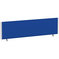 Impulse Evolve Plus Bench Screen, 1600 x 400mm, Silver Frame, Stevia Blue