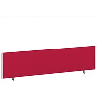 Impulse Evolve Plus Bench Screen, 1800 x 400mm, Silver Frame, Bergamot Cherry