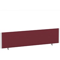 Impulse Evolve Plus Bench Screen, 1800 x 400mm, Silver Frame, Ginseng Chilli