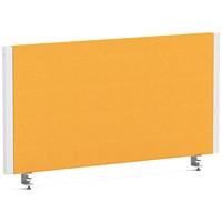 Impulse Evolve Plus Bench Screen, 800 x 400mm, White Frame, Senna Yellow