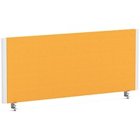 Impulse Evolve Plus Bench Screen, 1000 x 400mm, White Frame, Senna Yellow