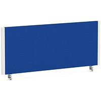 Impulse Evolve Plus Bench Screen, 1000 x 400mm, White Frame, Stevia Blue