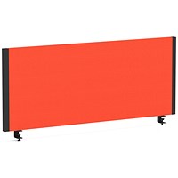 Impulse Evolve Plus Bench Screen, 1000 x 400mm, Black Frame, Tabasco Orange