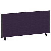 Impulse Evolve Plus Bench Screen, 1000 x 400mm, Black Frame, Tansy Purple