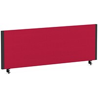 Impulse Evolve Plus Bench Screen, 1200 x 400mm, Black Frame, Bergamot Cherry