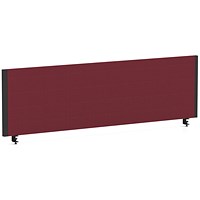 Impulse Evolve Plus Bench Screen, 1400 x 400mm, Black Frame, Ginseng Chilli