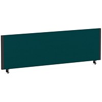 Impulse Evolve Plus Bench Screen, 1400 x 400mm, Black Frame, Maringa Teal