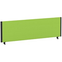 Impulse Evolve Plus Bench Screen, 1400 x 400mm, Black Frame, Myrrh Green