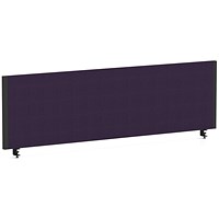 Impulse Evolve Plus Bench Screen, 1400 x 400mm, Black Frame, Tansy Purple