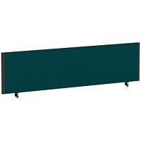 Impulse Evolve Plus Bench Screen, 1600 x 400mm, Black Frame, Maringa Teal