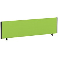 Impulse Evolve Plus Bench Screen, 1600 x 400mm, Black Frame, Myrrh Green