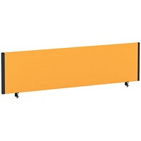 Impulse Evolve Plus Bench Screen, 1600 x 400mm, Black Frame, Senna Yellow