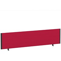Impulse Evolve Plus Bench Screen, 1800 x 400mm, Black Frame, Bergamot Cherry