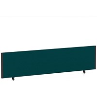 Impulse Evolve Plus Bench Screen, 1800 x 400mm, Black Frame, Maringa Teal
