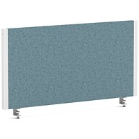 Impulse Evolve Plus Bench Screen, 800 x 400mm, White Frame, Rivet Quench