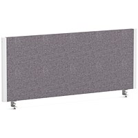 Impulse Evolve Plus Bench Screen, 1000 x 400mm, White Frame, Rivet Fuse