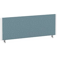 Impulse Evolve Plus Bench Screen, 1200 x 400mm, White Frame, Rivet Quench